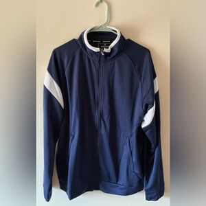 Holloway Limitless Navy and White 1/4 Zip Hoodie